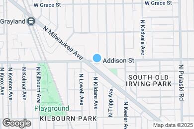 Map image of the property - 4255 W Addison St