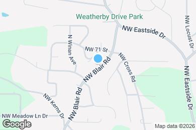 Map image of the property - 7016 NW Blair Rd