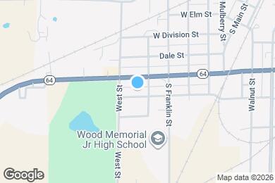 Map image of the property - 523 W Trusler St