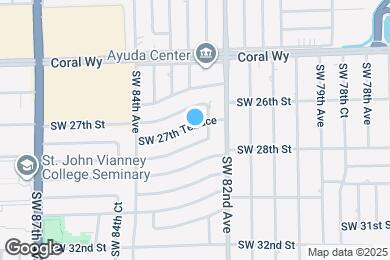 Map image of the property - 8260 SW 27th Ter