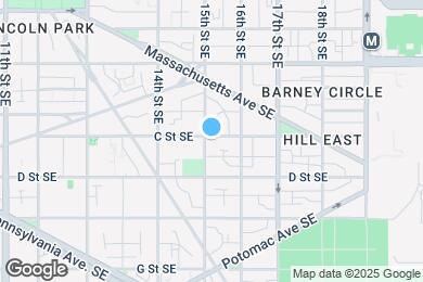 Map image of the property - 1503 C St SE