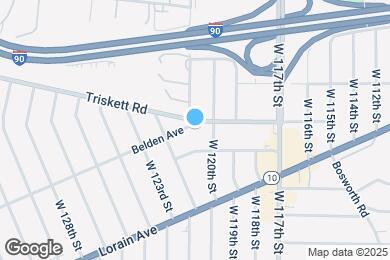 Map image of the property - 12041 Belden Ave