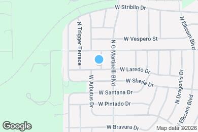 Map image of the property - 10920 N Ober Terrace