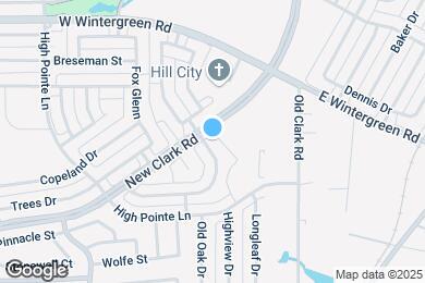 Map image of the property - 105 Hunter Dr