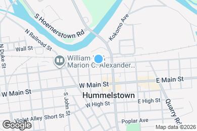 Map image of the property - 21 W 2nd St