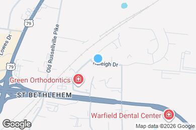 Map image of the property - 284 Raleigh Dr