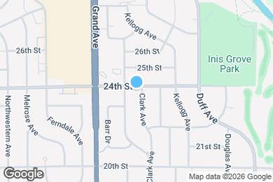Map image of the property - 2317 Clark Ave