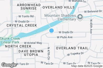 Map image of the property - 4755 W Oraibi Dr