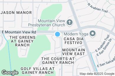 Map image of the property - 7700 E Gainey Ranch Rd