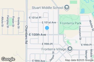 Map image of the property - 10027 Idalia St