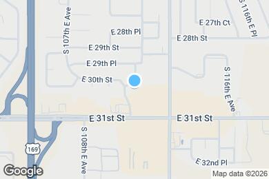 Map image of the property - 2947 S 111th E Ave