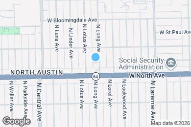 Map image of the property - 1622 N Long Ave