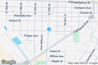 Map image of the property - 1198 Washington St