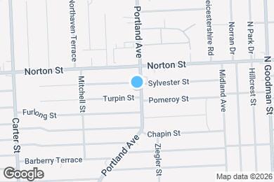 Map image of the property - 1123 Portland Ave