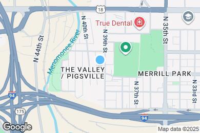 Map image of the property - 417 N 39th St
