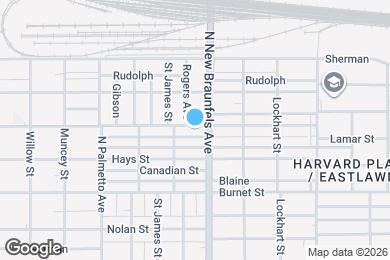 Map image of the property - 1226 Lamar St