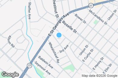 Map image of the property - 1112 Walnut St