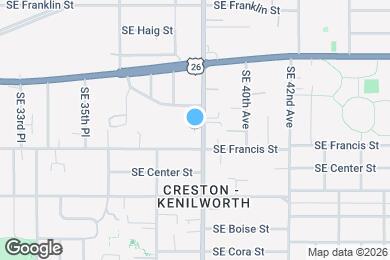 Map image of the property - 3803-3805 SE Cesar E Chavez Blvd