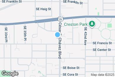 Map image of the property - 3805-3805 SE Cesar Estrada Chavez Blvd