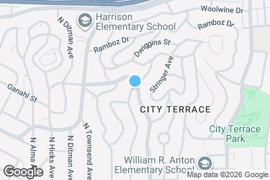 Map image of the property - 1123 N Gage Ave