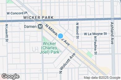 Map image of the property - 1470 N Milwaukee Ave
