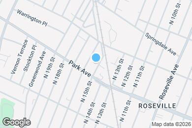 Map image of the property - 203 N 15th St