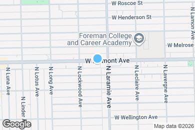 Map image of the property - 5221 W Belmont Ave