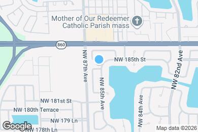 Map image of the property - 8501 NW 184th St