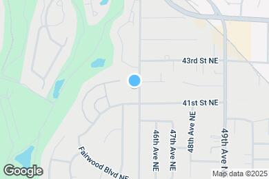 Map image of the property - 4110 45th Ave NE