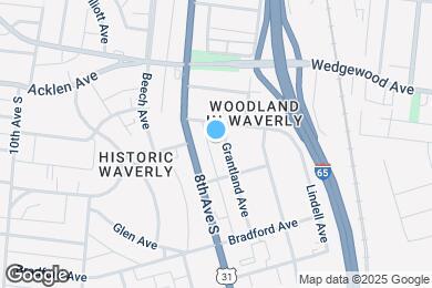 Map image of the property - 2101 Grantland Ave