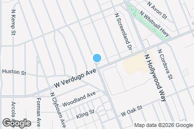 Map image of the property - 606 N Pass Ave