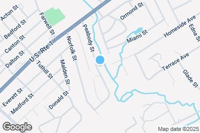 Map image of the property - 112 Peabody St