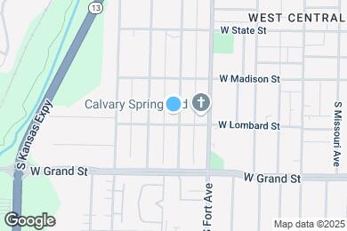 Map image of the property - 849 S Newton Ave