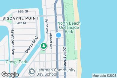 Map image of the property - 8143 Harding Ave