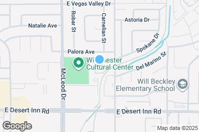 Map image of the property - 3135 S Mojave Rd