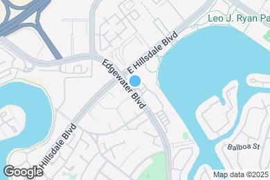 Map image of the property - 950 E Hillsdale Blvd