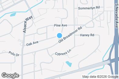 Map image of the property - 110 W Old Broadmoor Rd