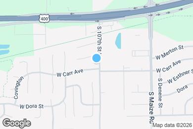 Map image of the property - 10802 W Carr Ave