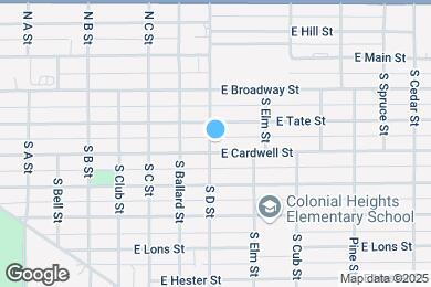 Map image of the property - 1001 E Cardwell St