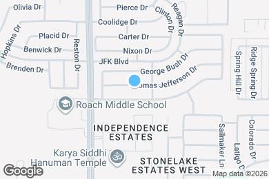 Map image of the property - 9921 Thomas Jefferson Dr
