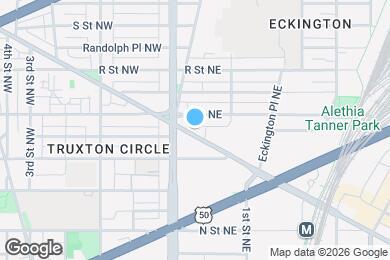 Map image of the property - 28 Florida Ave NE