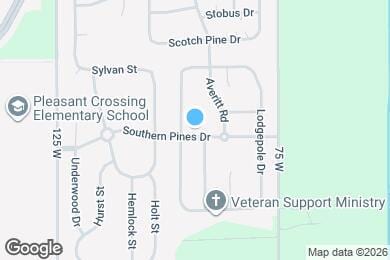 Map image of the property - 548 Southern Pines Dr