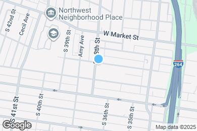 Map image of the property - 403 S 38th St