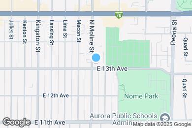 Map image of the property - 1308 Moline St