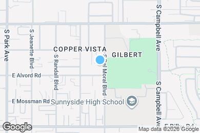 Map image of the property - 5846 S Del Moral Blvd