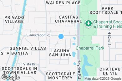 Map image of the property - 7909 E Pecos Ln