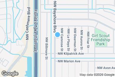 Map image of the property - 347 NW Bayshore Blvd
