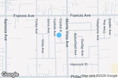 Map image of the property - 11852 Crystal Ave