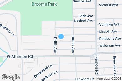 Map image of the property - 1314 Pettibone Ave