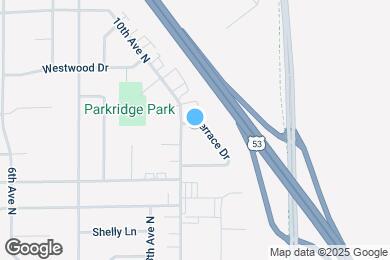Map image of the property - 1061 Terrace Dr